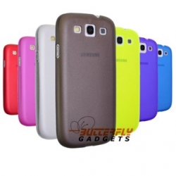 Hoesje van transparant flexibel plastic voor de Samsung Galaxy S3 SIII i9300