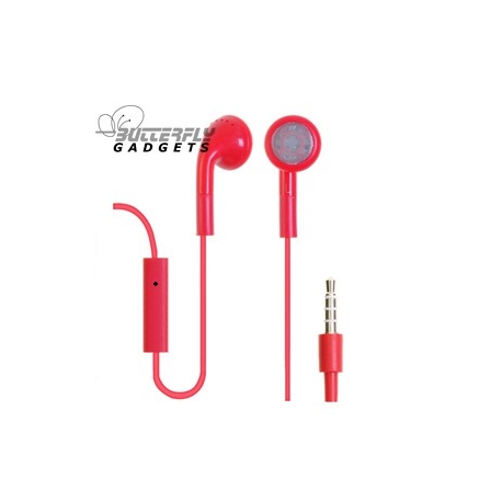 Handsfree headset voor iPhone en iPad met ingebouwde microfoon - Rood