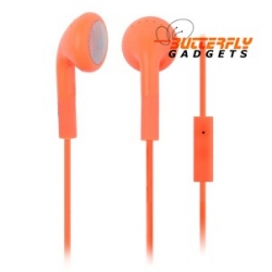 Handsfree headset voor iPhone en iPad met ingebouwde microfoon - Oranje