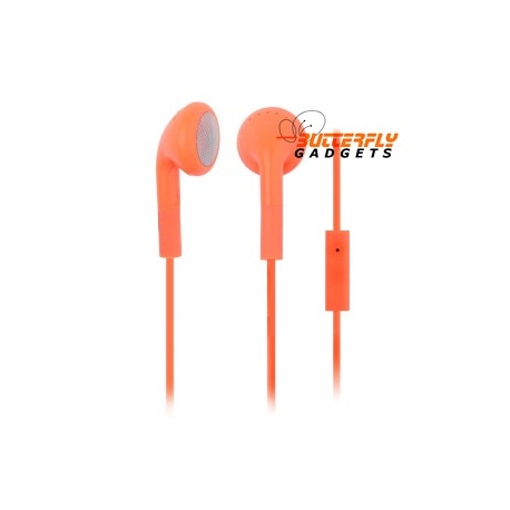 Handsfree headset voor iPhone en iPad met ingebouwde microfoon - Oranje