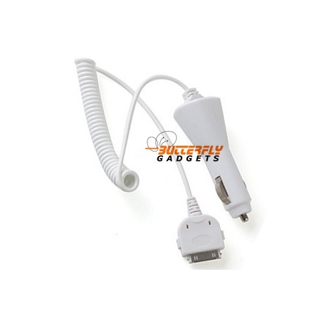 Oost Timor Bedrog Horzel Witte 12v oplader voor in de auto voor de iPhone 3, 4 en iPhone 4s