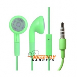 Handsfree headset voor iPhone en iPad met ingebouwde microfoon - Groen