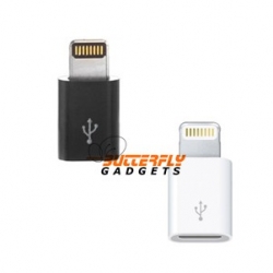 Micro USB adapter naar lightning aansluiting voor de iPhone 5, 5s, 5c en iPad 4