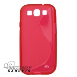 Flexibele TPU hoesje voor de Samsung Galaxy S3 SIII i9300 - rood