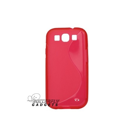 Flexibele TPU hoesje voor de Samsung Galaxy S3 SIII i9300 - rood
