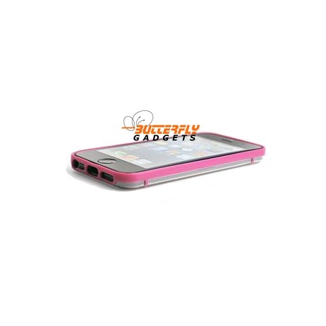 Glow in the Dark bumpercase voor de iPhone 5, iPhone 5s - Paars Roze