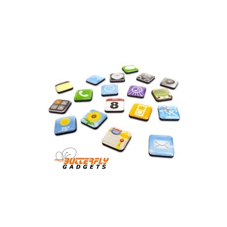 iPhone App koelkast magneten (18 stuks)