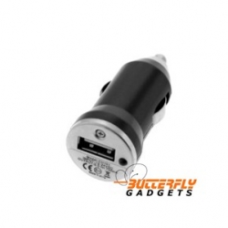 Mini Autolader (12 volt) voor de iPhone (zwart)