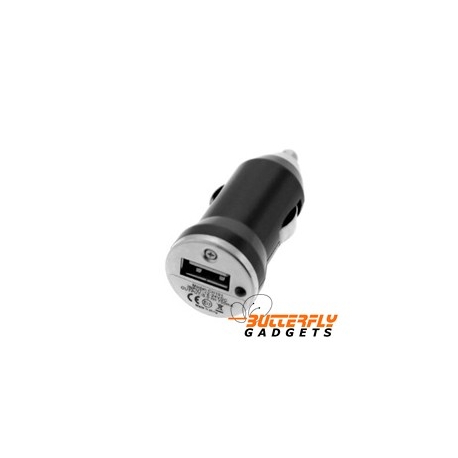 Mini Autolader (12 volt) voor de iPhone (zwart)