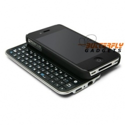 Uitschuifbaar bluetooth toetsenbord (keyboard) - Case voor de iPhone 4, iPhone 4g