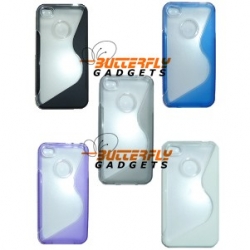 Flexishield case met goede grip voor de iPhone 4, 4G (diverse kleuren)