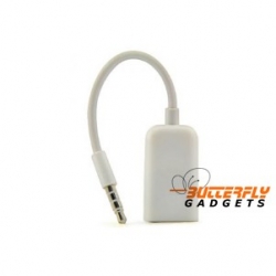 Headset splitter voor de iPhone 3 en 4 en iPod (wit)