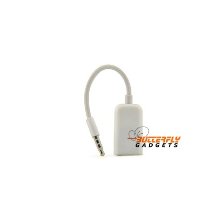 Headset splitter voor de iPhone 3 en 4 en iPod (wit)