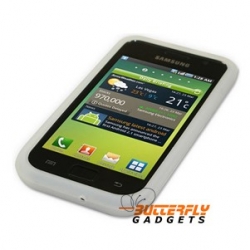 Samsung Galaxy S i9000 silicone hoesje - Wit