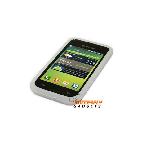 Samsung Galaxy S i9000 silicone hoesje - Wit