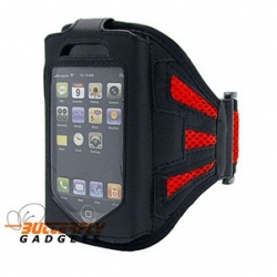 Sport armband voor de iPhone 3, 3G, 3GS, 4, 4G, 4S (rood)