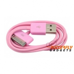 USB data sync kabel voor de iPhone en iPad (roze, 1 meter)