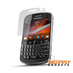Screen protector voor de Blackberry Bold 9900 inclusief schoonmaakdoekje