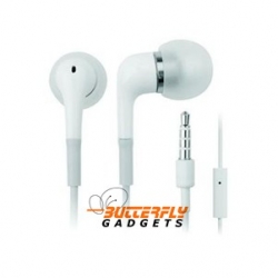 Stereo in-ear headset voor de iPhone en iPad met ingebouwde microfoon - Wit
