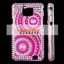 Bling Bling cover voor de Samsung Galaxy S2 i9100 Roze - V