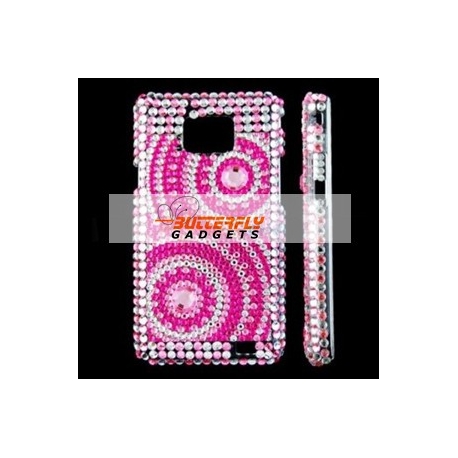 Bling Bling cover voor de Samsung Galaxy S2 i9100 Roze - V