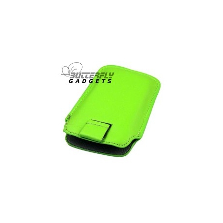 Case (pouch holster) met strap voor de iPhone 3, 3G, 3GS, 4, 4S - Licht groen