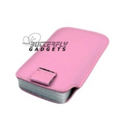 Case (pouch holster hoesje) met strap voor de iPhone 3, 3G, 3GS, 4, 4S - Roze