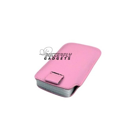 Case (pouch holster hoesje) met strap voor de iPhone 3, 3G, 3GS, 4, 4S - Roze