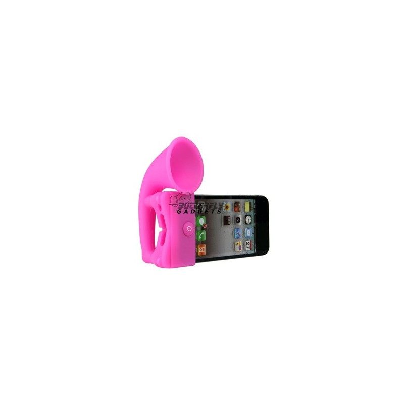 Hoorn speaker versterker - standaard voor de iPhone 3 en iPhone 4 - Roze Hoorn speaker versterker - standaard voor de iPhone 3 en iPhone 4 - Roze