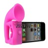 Hoorn speaker versterker - standaard voor de iPhone 3 en iPhone 4 - Roze