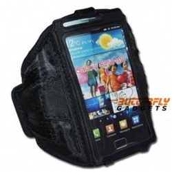 Sportarmband voor de Samsung Galaxy S2 II i9100 - Zwart