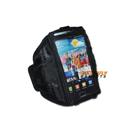 Sportarmband voor de Samsung Galaxy S2 II i9100 - Zwart