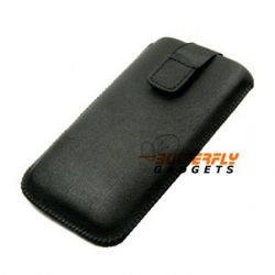 Pull-up case met klitteband sluiting voor de Samsung Galaxy Sii i9100