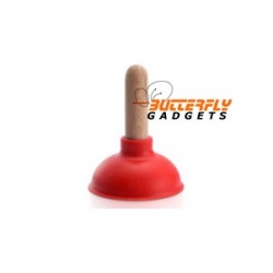 Toilet ontstopper standaard voor de iPhone (Toilet Plunger) - Rood