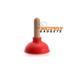 Toilet ontstopper standaard voor de iPhone (Toilet Plunger) - Rood