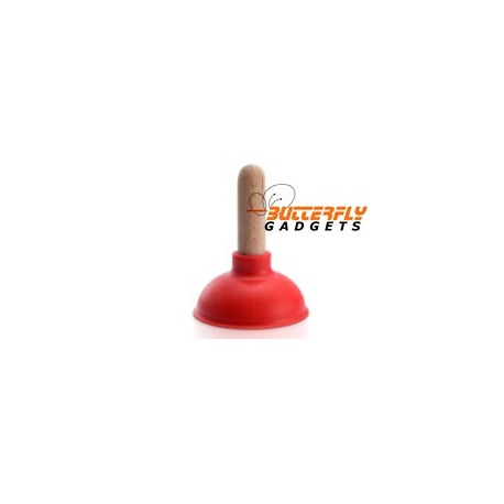 Toilet ontstopper standaard voor de iPhone (Toilet Plunger) - Rood