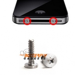 Speciale schroeven (Pentalobe) voor de backcover van de iPhone 4, 4s (per twee)