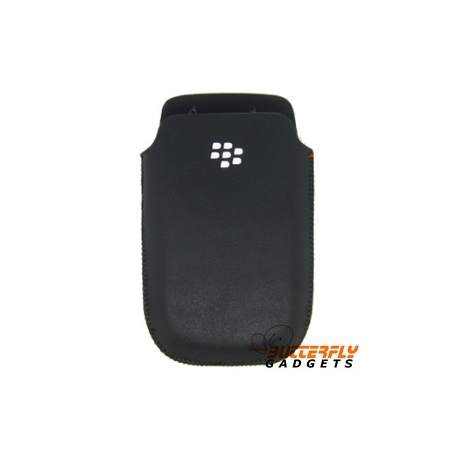 Hoesje (pouch) met magnetische sensor voor de Blackberry Torch 9800 - Zwart