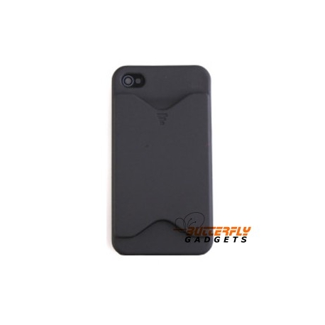 Hoge kwaliteit kunststof back cover met pinpashouder voor iPhone 4, 4s - Wit