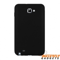 Zachte TPU case voor de Samsung Galaxy Note N7000 i9220 - Zwart