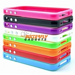 Hoge kwaliteit bumper hoesje - beschermrand voor de iPhone 4 en 4s (in diverse kleuren)