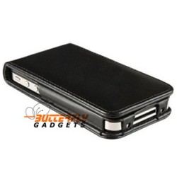 Flipcase met dubbele pashouder voor de iPhone 4, 4S (zwart)