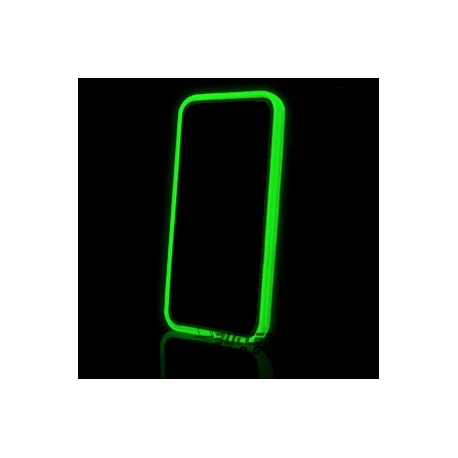 Lichtgevende bumpercase voor de iPhone 4, iPhone 4s - Groen