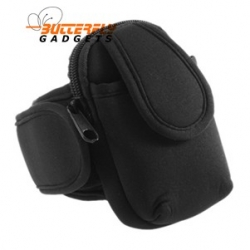 Sport armband voor o.a. iPhone 3, 4, 4s, Samsung Galaxy Ace (zwart)