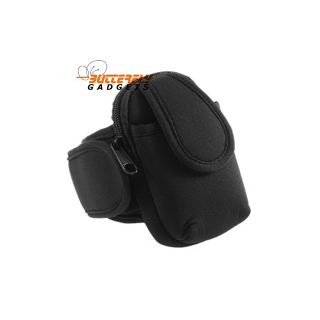 Sport armband voor o.a. iPhone 3, 4, 4s, Samsung Galaxy Ace (zwart)